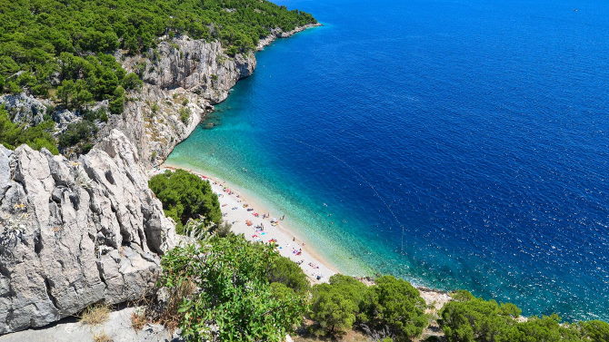 Plaža Nugal. Foto: Hrvatska turistička zajednica