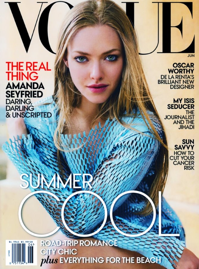 Amanda Seyfried za američki Vogue