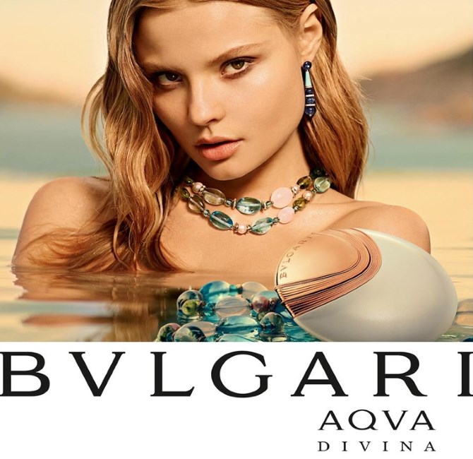 Magdalene Frackowiak za Bulgari Aqua Divina