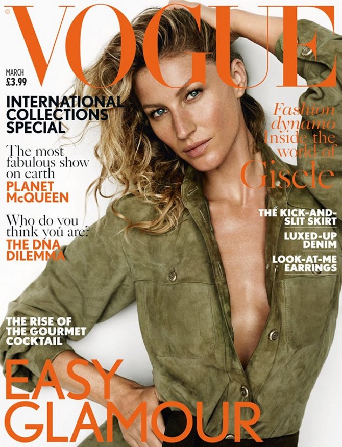 Gisele za britanski Vogue | Foto: Mario Testino