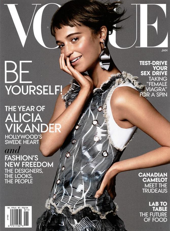 Alicia Vikander za američki Vogue