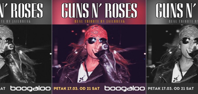 Veliki Guns N' Roses tulum u petak u Boogaloou