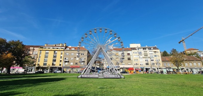 Panoramski kotač Zagreb Eye nova je atrakcija