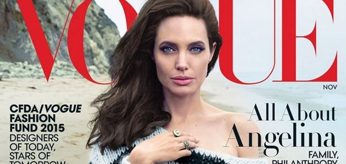 Angelina Jolie Pitt u predimenzioniranom džemperu za Vogue