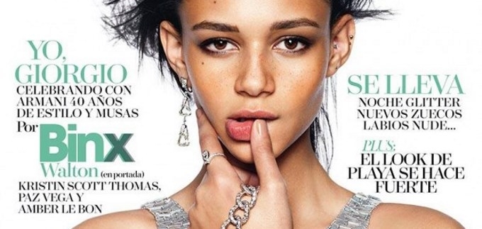 Lice koje obožavamo: Binx Walton u Armaniju za Vogue