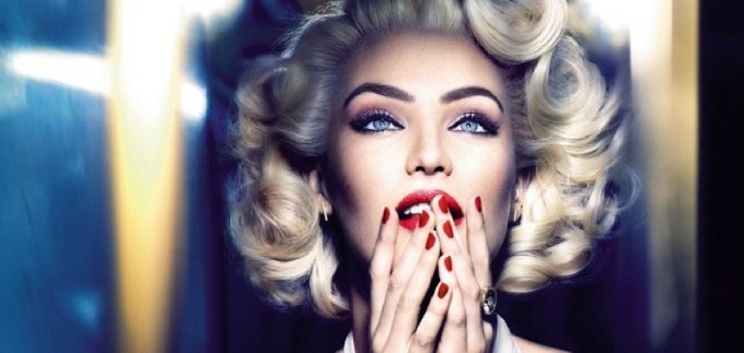 Candice Swanepoel kao Marilyn Monroe za Max Factor