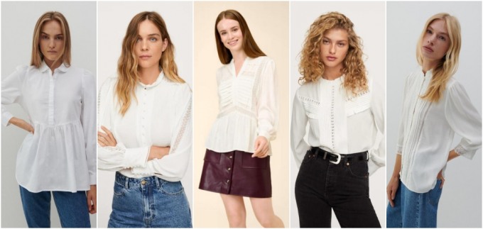 10 chic bijelih bluza koje vrijede svake kune