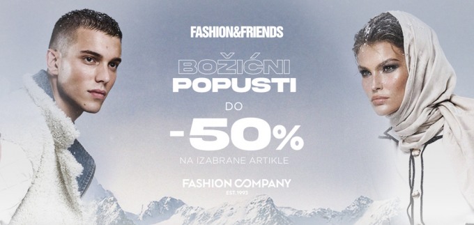 Do 50% na omiljene brendove u Fashion Company trgovinama!