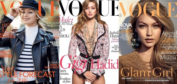 Gigi Hadid u godinu dana pokorila 11 naslovnica Voguea!