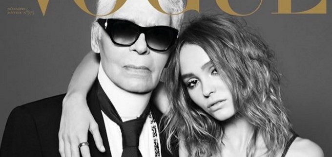 Karl Lagerfeld i 66 godina mlađa Lily-Rose Depp za Vogue