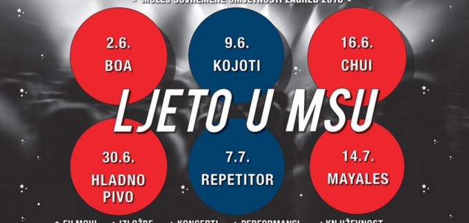 Peto ljeto u MSU u Zagreb dovodi glazbene legende