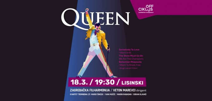 Filharmonijska posveta grupi Queen 18. ožujka