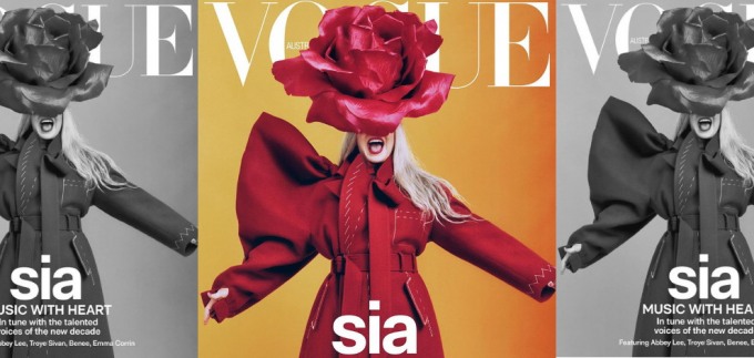 Sia u Margieli na naslovnici Voguea