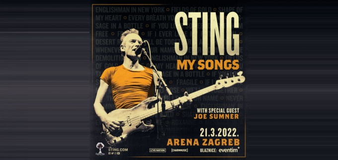 Sting u ožujku 2022. u Areni Zagreb