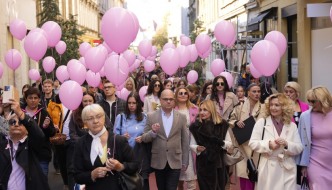 Zagreb je danas bio obojen u ružičasto