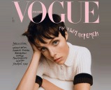 Edie Campbell na prvom coveru ruskog Voguea za 2021.